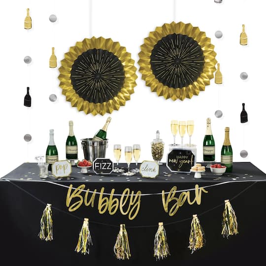 New Year&#x27;s Bubbly Bar Deluxe Decorating Kit